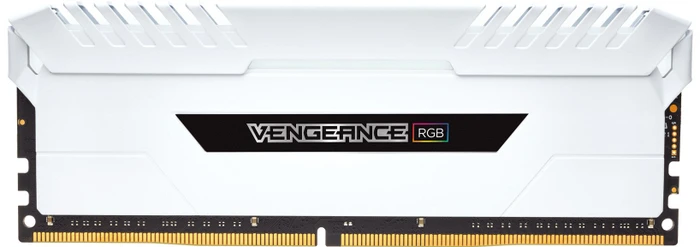 Corsair Vengeance RGB weiß UDIMM 16GB Kit, DDR4-3200, CL16-18-18-36