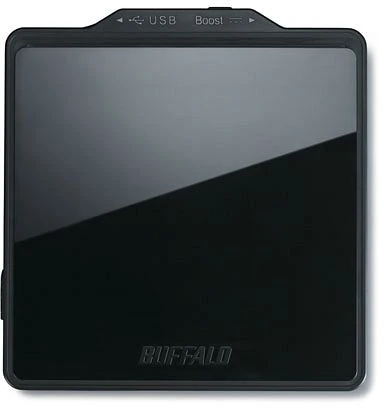 Buffalo MediaStation, SlimLine schwarz, USB 2.0
