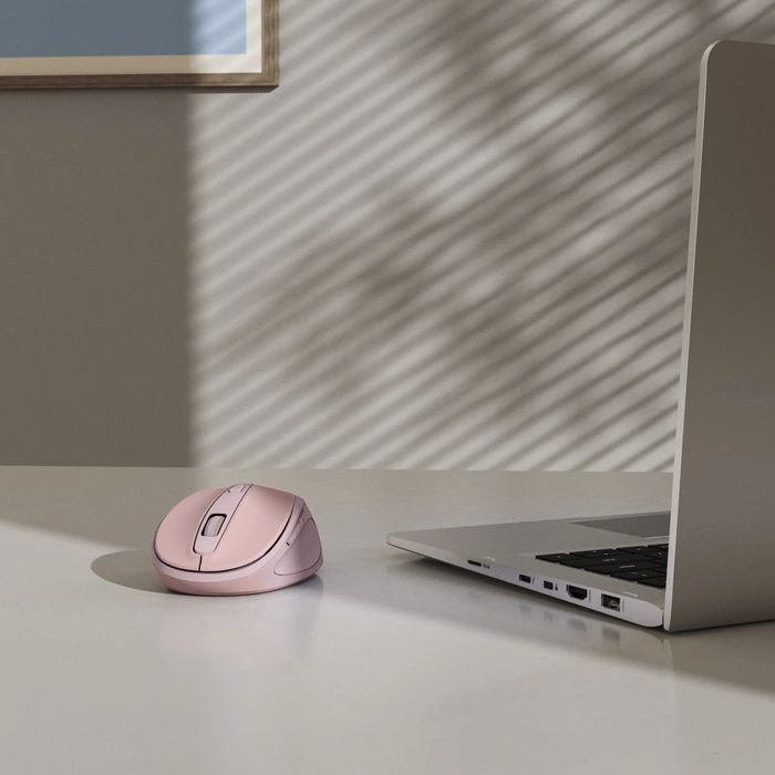 Hama WM-400 Silent Wireless 6-Button Mouse rosa/pink, USB