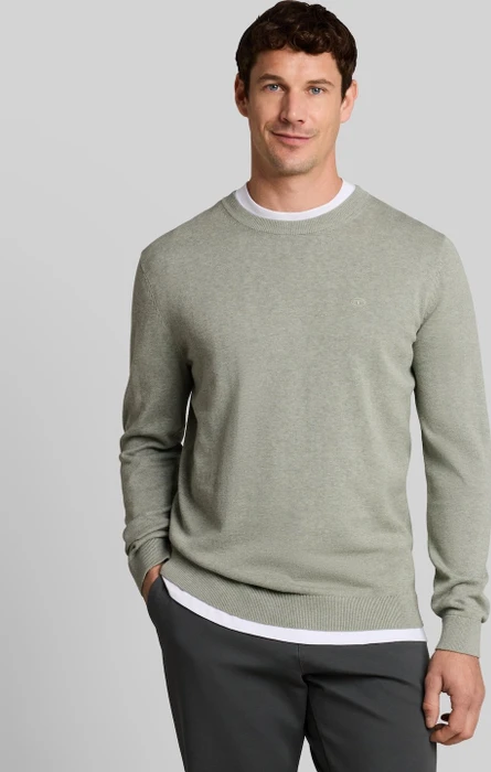 Tom Tailor Basic Baumwolle Strickpullover grün (Herren)
