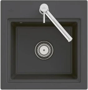 Villeroy & Boch Subway Style 50 S flat flächenbündig Becken mittig mit Ablauffernbedienung ivory