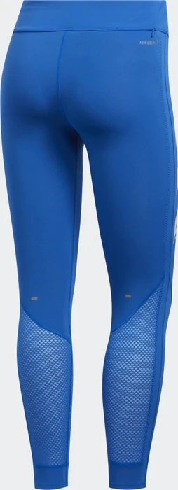 adidas Own the Run 3-Streifen Fast Tight Laufhose 7/8 glow blue (Damen)