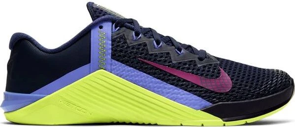 Nike Metcon 6 blackened blue/red plum/cyber/sapphire (Damen)