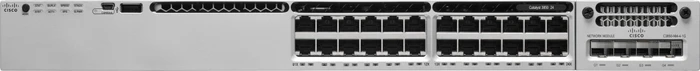 Cisco Catalyst 3850 IP Base Rackmount Gigabit Managed Stacking Switch, 24x RJ-45, 1x Erweiterungsslot, 435W PoE+