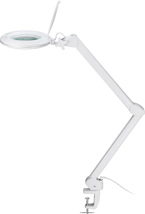 Wentronic Goobay LED-Klemm-Lupenleuchte, 10W, 1.75x, 3 Dioptrien weiß (60364)