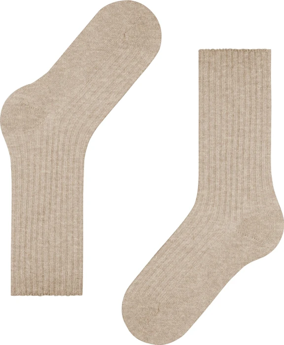 Falke Cosy Wool Boot Socken beige mel. (Damen)