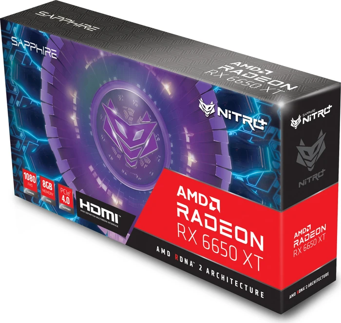 Sapphire Nitro+ Radeon RX 6650 XT, 8GB GDDR6, HDMI, 3x DP, lite retail