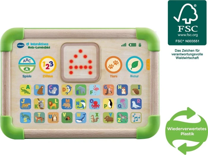 VTech Interaktives Holz-Lerntablet