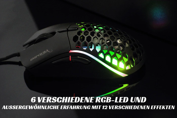 Inca IMG-GT20 2in1 RGB Gaming Mouse, USB