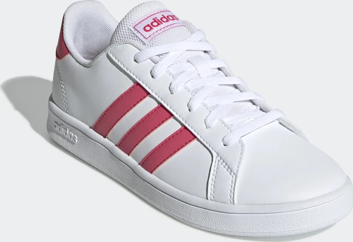 adidas Grand Court cloud white/real pink (Junior)