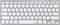 Hama KEY4ALL X510, silber, Bluetooth, DE Vorschaubild