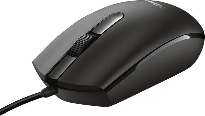 Trust Basi Wired Mouse schwarz, USB
