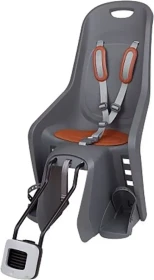 Polisport Bubbly Maxi Plus 29" Fahrradkindersitz kohlegrau/braun
