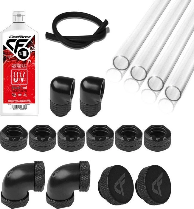 Nanoxia PETG Starter Pack S 16/13mm Blood Red