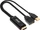 Club 3D aktiver Adapter HDMI [Stecker] auf DisplayPort 1.2a [Buchse], 25cm (CAC-1331)