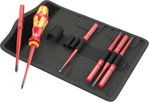 Wera Kraftform Kompakt VDE 7 Extra Slim 1 Bitset inkl. Tasche, 7-tlg.