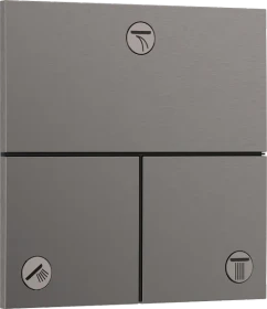 Hansgrohe ShowerSelect Comfort E Thermostat Unterputz für 3 Verbraucher brushed black chrome