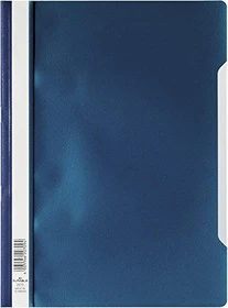 Durable Sichthefter, A4, dunkelblau/transparent, 50er-Pack