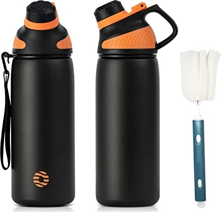 FJbottle Magnetische Isolierflasche 600ml schwarz