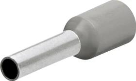 Knipex Aderendhülsen mit Kunststoffkragen 0.75mm² grau 200 Stück