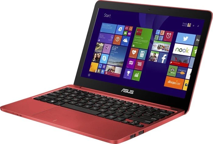 ASUS EeeBook F205TA-FD0036BS, rot, Atom Z3735F, 2GB RAM, 32GB Flash, DE