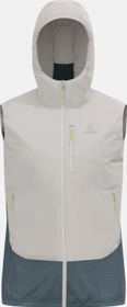 Odlo Ascent Wool Insulated Hybrid Weste silver cloud/dark slate (Herren)