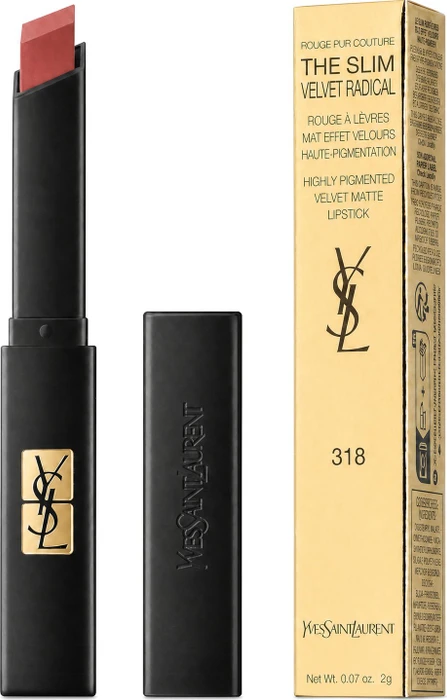 Yves Saint Laurent Rouge Pur Couture The Slim Velvet Radical Lippenstift 318 up beat rose, 2.2g