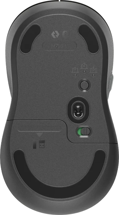 Logitech Signature Plus M750 L, Graphite, Logi Bolt, USB/Bluetooth