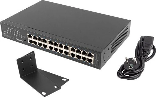 Lanberg RSGE Rackmount Switch, 24x RJ-45