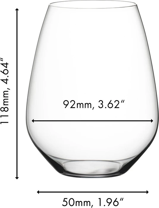 Riedel Veloce Allzweck Tumbler Glas, 2 Stück