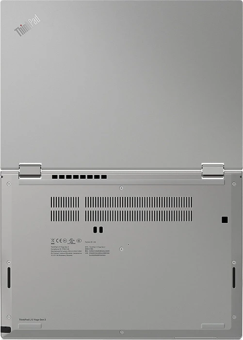 Lenovo ThinkPad L13 Yoga G2 (Intel), silber, Core i5-1135G7, 8GB RAM, 256GB SSD, DE
