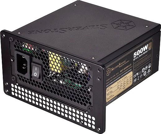 SilverStone PP08 SFX zu ATX Netzteil Adapter, schwarz