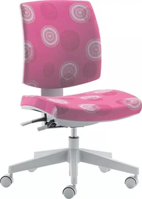 Mayer Sitzmöbel myFlexo 2432 Kinderdrehstuhl, grau/rosa gemustert