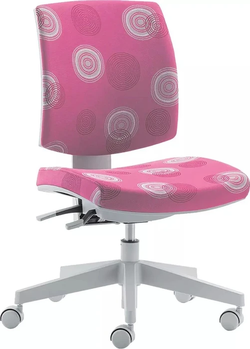 Mayer Sitzmöbel myFlexo 2432 Kinderdrehstuhl, grau/rosa gemustert