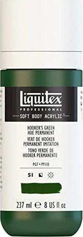 Liquitex Professional Soft Body Acrylic hooker's green hue permanent, 237ml