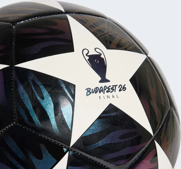 adidas UCL Budapest 2026 League Final Club Fußball schwarz/weiß