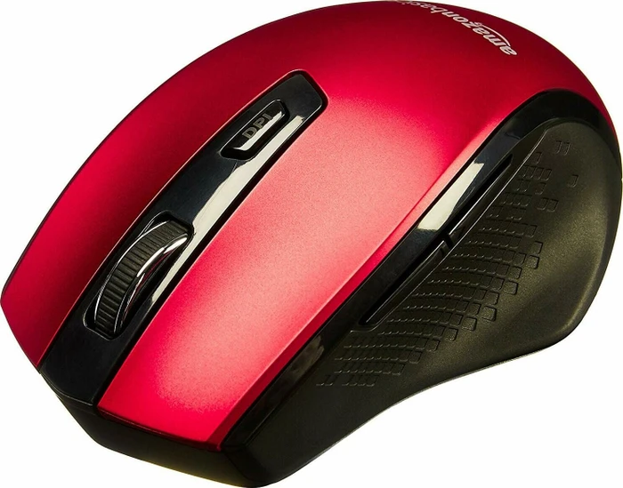 AmazonBasics G6B Ergonomic Wireless Mouse rot, USB