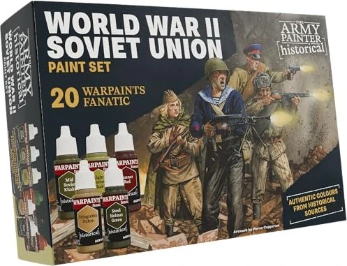 Army Painter Warpaints Fanatic Historical WWII Soviet Union Farbset, 20-tlg.