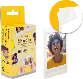Fujifilm instax mini Sofortbildfilm selbstklebend, Shacolla, 5 Aufnahmen