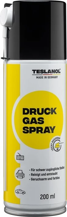 Teslanol Druckgasspray zum Reinigen und Entstauben, 200ml