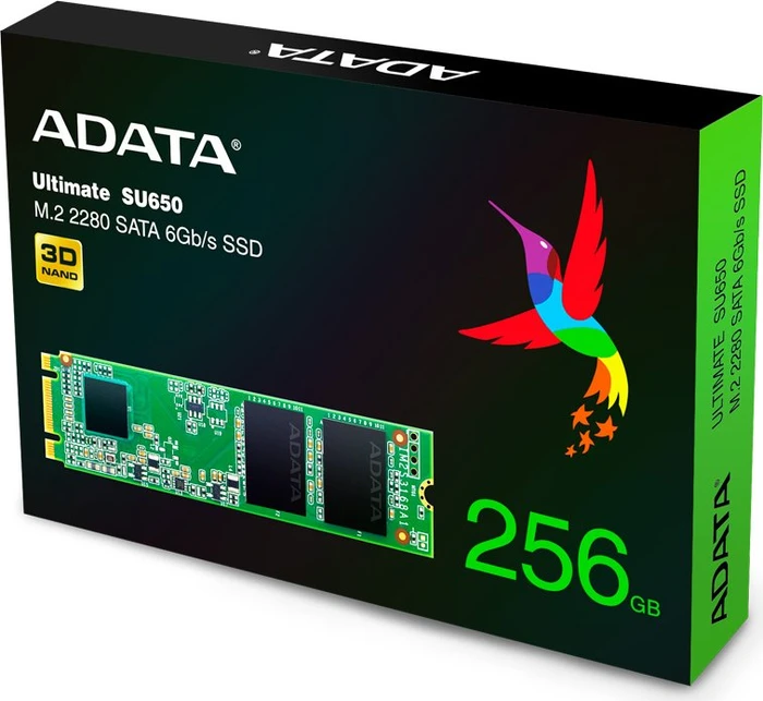 ADATA Ultimate SU650 256GB, M.2 2280 / B-M-Key / SATA 6Gb/s