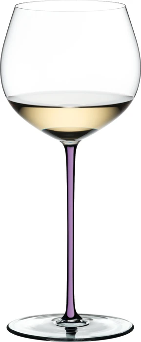 Riedel Fatto A Mano Oaked Chardonnay Weißweinglas violett