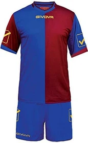 Givova Kit Combo MC Set light blue/garnet