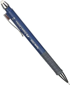 Faber-Castell Apollo 2327 Druckbleistift 0.5mm graphit, grau/dunkelblau, Radierer