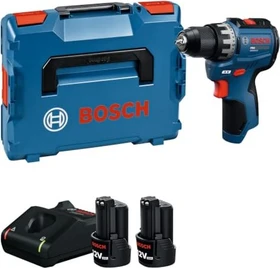 Bosch Professional PRO GSR12V-31 Akku-Bohrschrauber inkl. L-Boxx + 2 Akkus 2.0Ah + Zubehör