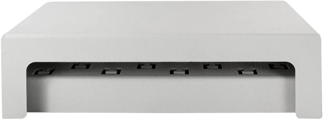 LogiLink Konsolidierungspunkt-Gehäuse für RJ-45 Keystone Module, 8-Port, grau