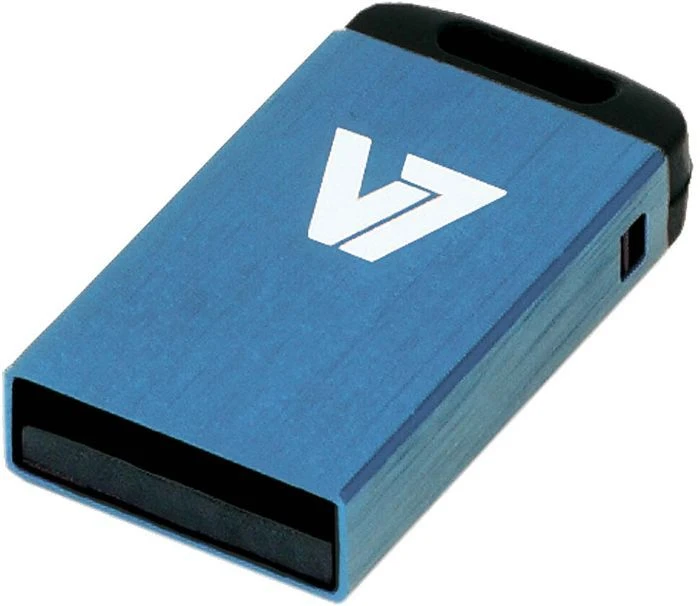 V7 Nano USB-Stick 4GB blau, USB-A, USB 2.0