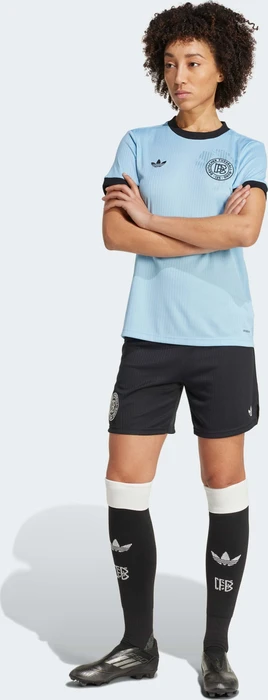 adidas Deutschland Anniversary Trikot kurzarm clear blue/black (Damen)