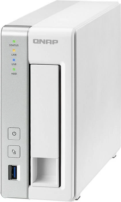 QNAP Turbo Station TS-131, 512MB RAM, 1x RJ-45 1000Base-T, 3x USB-A 3.0