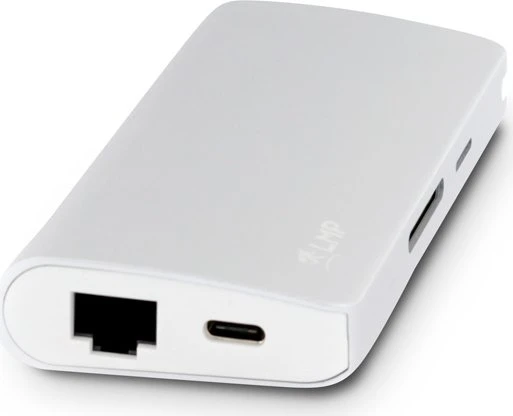 LMP USB-C Travel Dock, 9-Port, USB-C 3.0 [Stecker], silber